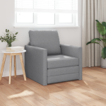 Sofa Pat de podea 2 în 1 Gri Deschis 74x77x81 cm GartenMobel Dekor