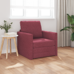 Sofa Verticală 2-în-1 Roșu Vin 74x77x81 cm Fibră Textilă GartenMobel Dekor