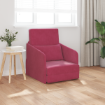 Canapea Pat 2 în 1 Bordo 65x80x83 cm Catifea GartenMobel Dekor
