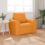Canapea Pat pe Podea 2 în 1 Galben Închis 98x71x83 cm Țesătură GartenMobel Dekor