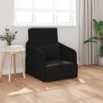 Sofa Pat 2-in-1 Negru 65x80x83 cm Material GartenMobel Dekor