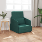 Sofa Pat pe Podea 2-in-1 Verde închis 65x80x83 cm Material GartenMobel Dekor
