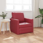 Sofa de podea 2 în 1 Bordo 74x77x81 cm Piele artificială GartenMobel Dekor