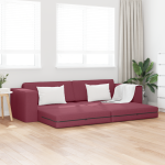 Canapea Pat 2 în 1 Bordó 245x150x60.5 cm GartenMobel Dekor