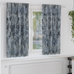 Draperii din catifea 2 buc cu buzunar pentru baghetă Argintiu 175x140 cm GartenMobel Dekor