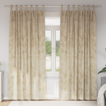 Draperii din catifea 2 pcs cu ochiuri crem 245x140 cm GartenMobel Dekor