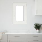 Fereastră de subsol „RISOR” 50x75 cm oscilo-batantă DIN dreapta, albă GartenMobel Dekor