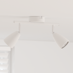 Spot de plafon cu ajustare pe două direcții alb GU10 GartenMobel Dekor