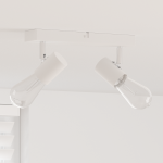 Spotlight de Plafon Reglabil pe Două Direcții Alb E27 GartenMobel Dekor