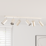 Spotlight de tavan cu 6 moduri ajustabile GU10 nichel periat GartenMobel Dekor