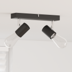 Spotlight pentru Tavan Reglașibil pe Două Direcții Negru E27 GartenMobel Dekor
