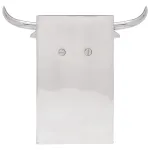 Suporturi pentru cărți 2 buc Argintii 21,5x15,5x20 cm Aluminiu Taur GartenMobel Dekor