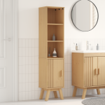Cabinet de baie  Maro 35x30x159 cm din lemn de pin masiv GartenMobel Dekor