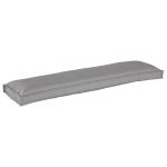 Perne pentru palate pentru bănci 2 buc Gri 150x40x8 cm țesătură Oxford GartenMobel Dekor