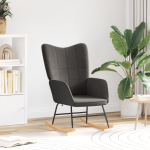 Scaun relaxant  gri închis din fibră de lână GartenMobel Dekor