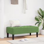 Banc Verde deschis 113x57x39 cm Catifea GartenMobel Dekor