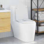 Vas WC  cu montare rapidă și închidere lentă, din Duroplast alb GartenMobel Dekor