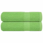 Prosoape de mână 2 buc Verde măr 50x100 cm 360 g/m² 100% bumbac GartenMobel Dekor