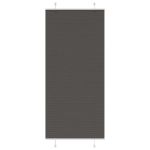 Jaluzea plisată negru 100x200cm Lățime țesătură 99,4cm poliester GartenMobel Dekor