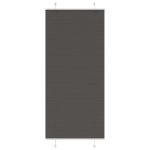 Jaluzea plisată negru 95x200 cm Lățime țesătură 94,4cm poliester GartenMobel Dekor