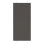 Jaluzea plisată negru 95x200 cm Lățime țesătură 94,4cm poliester GartenMobel Dekor