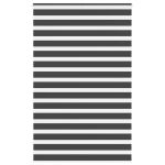 Jaluzea tip zebra neagră lățime țesătură 145,9 cm poliester GartenMobel Dekor