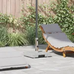 Bază de parasol cu roți cu mâner Gri Granit 29 kg Pătrat GartenMobel Dekor