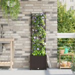 Ghiveci de Grădină cu Trellis Maro 40x40x143 cm GartenMobel Dekor