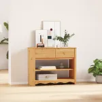 Masă de consolă  "DRAMMEN" 89,5x37x73 cm Lemn masiv de pin GartenMobel Dekor