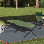 Pat Pliant pentru Soare cu Geantă de Transport Galben Amy 600D Oxford Fabric GartenMobel Dekor