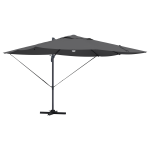 Umbrelă Cantilever - Antracit Antracit Poliester Mare GartenMobel Dekor