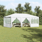 Cort de petrecere cu 10 pereți laterali Alb 6x4 m PE GartenMobel Dekor