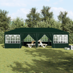 Cort de petrecere cu 12 pereți verzi 8x4 m PE GartenMobel Dekor