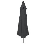 Parasol Grădină  ø395x245 cm Antracit GartenMobel Dekor