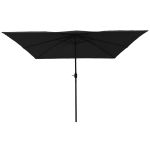 Umbra Quadratică pentru Grădină  295x245 cm Negru GartenMobel Dekor