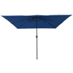 Umbrelă pătrată  295x245 cm Albastru Azure GartenMobel Dekor