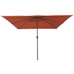 Umbrelă pătrată de grădină  295x245 cm Teracotă GartenMobel Dekor