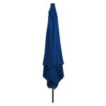 Umbrelă pătrată pentru grădină  cu lumini LED 295x245 cm Albastru Azure GartenMobel Dekor