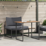 Set de Grădină 2 Piese cu Sezlong cu Perne Antracit GartenMobel Dekor