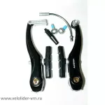 Frana Fata V-Brake Alongha HJ-805AD - 110x60 mm, Aluminiu, Negru Ultimate FactoryBikes