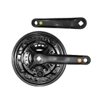 Angrenaj Pedalier Mtb - Brat 152Mm, 3 x 6/7 Viteze, 42-34-24T, Negru Ultimate FactoryBikes