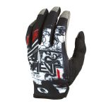 Manusi Ciclism O'Neal Mayhem Scarz V.22 - S/8, Negru-Alb-Rosu Ultimate FactoryBikes