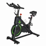 Bicicleta Fitness Spin Bike Dhs 2101 - Negru-Verde Ultimate FactoryBikes