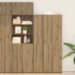 Highboard Stejar artizanal 30x42.5x185 cm Lemn prelucrat GartenMobel Dekor
