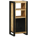 dulap de baie 40x30x90 cm din lemn masiv de mango brut GartenMobel Dekor