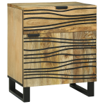Cabinet de noapte 50x33x60 cm Lemn masiv de mango GartenMobel Dekor