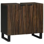 Cabinet pentru chiuvetă Nuc Lemn masiv, Metal Mediu Elegant GartenMobel Dekor