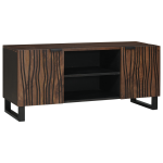 Dulap TV 105x33.5x46 cm Lemn masiv de nuc GartenMobel Dekor