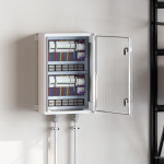 Cabinet de control IP65 Rezistent la apă Gri 40x20x60 cm Plastic ABS GartenMobel Dekor
