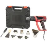 Pistol cu aer cald, 2000 W, cu accesorii, afisaj LCD, Strend Pro GartenVIP DiyLine